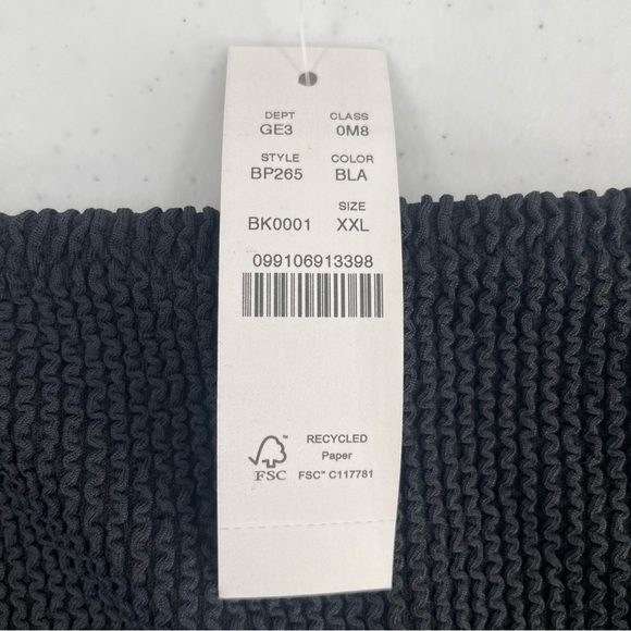 NWT J. Crew Black Textured Hipster Full Coverage Bikini Swim Bottom Pool Beach - Picture 4 of 11